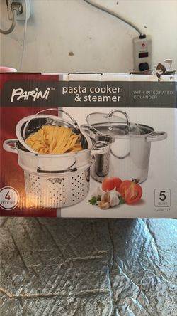 Pasta cooker and steamer