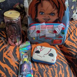 Loungefly Chucky back pack bundle