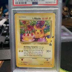 Pokémon Pikachu PSA 9