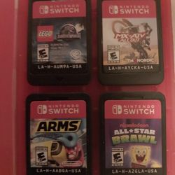 4 Nintendo Switch Games $25 Each