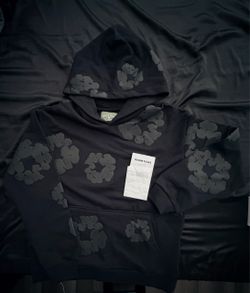 Denim Tears Cotton Wreath Hoodie Black