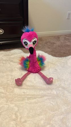 Flamingo Singing And Dancing Stuffed Interactive Dancing for Doll