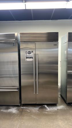SUB ZERO 42”WIDE BUILT IN SIDE BY SIDE REFRIGERATOR