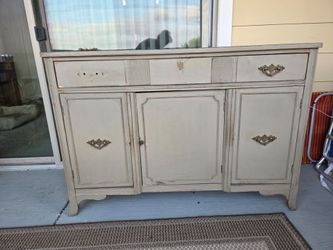 Distressed Antique Sideboard