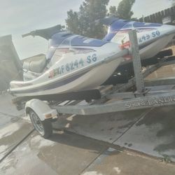 Kawasaki Jet Skis And Trailer 