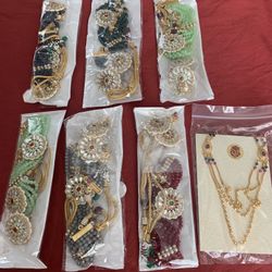Pearl Chokers With Earring 