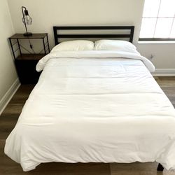 FULL SIZED BEDROOM SET WITH MATTRESS