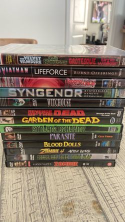Horror movie lot dvd