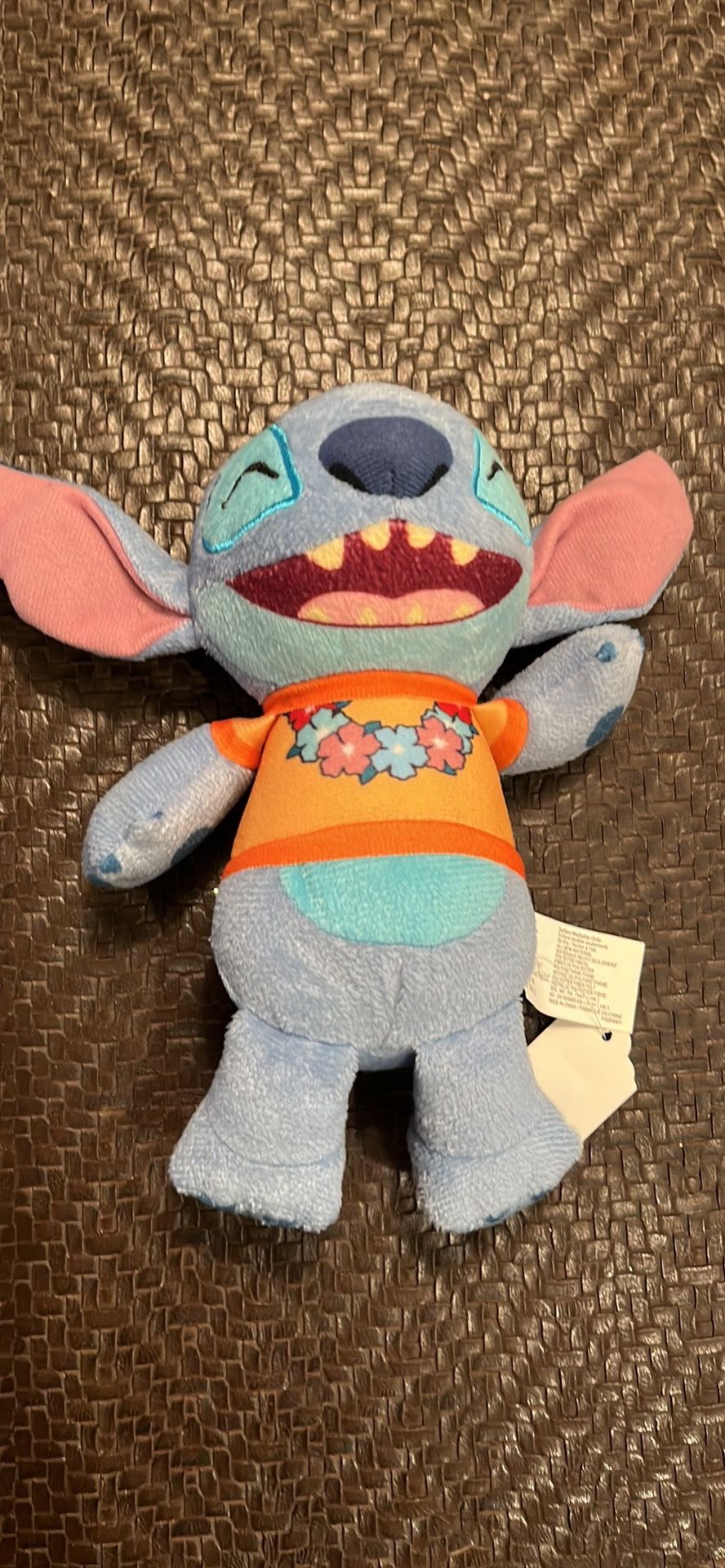 STITCH Disney’s Lilo 7.5 Inch Beanbag Plushie, Tropical Shirt Stitch