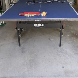 Table Tennis Ping-pong Table With Net And Paddles