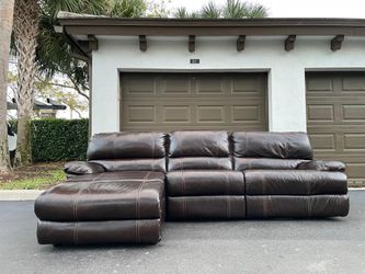 🛋️ Couch/Sofa Sectional - Electric Recliner - Leather - Delivery Available 🚛