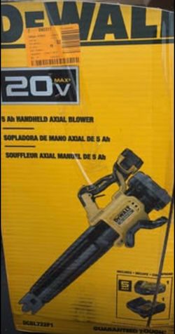 5Ah handheld axial blower/sopladora de mano axial de 5 Ah