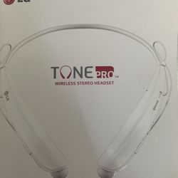 New In Box  LG Tone Pro Bluetooth  Wireless Stereo Headset  HBS 750