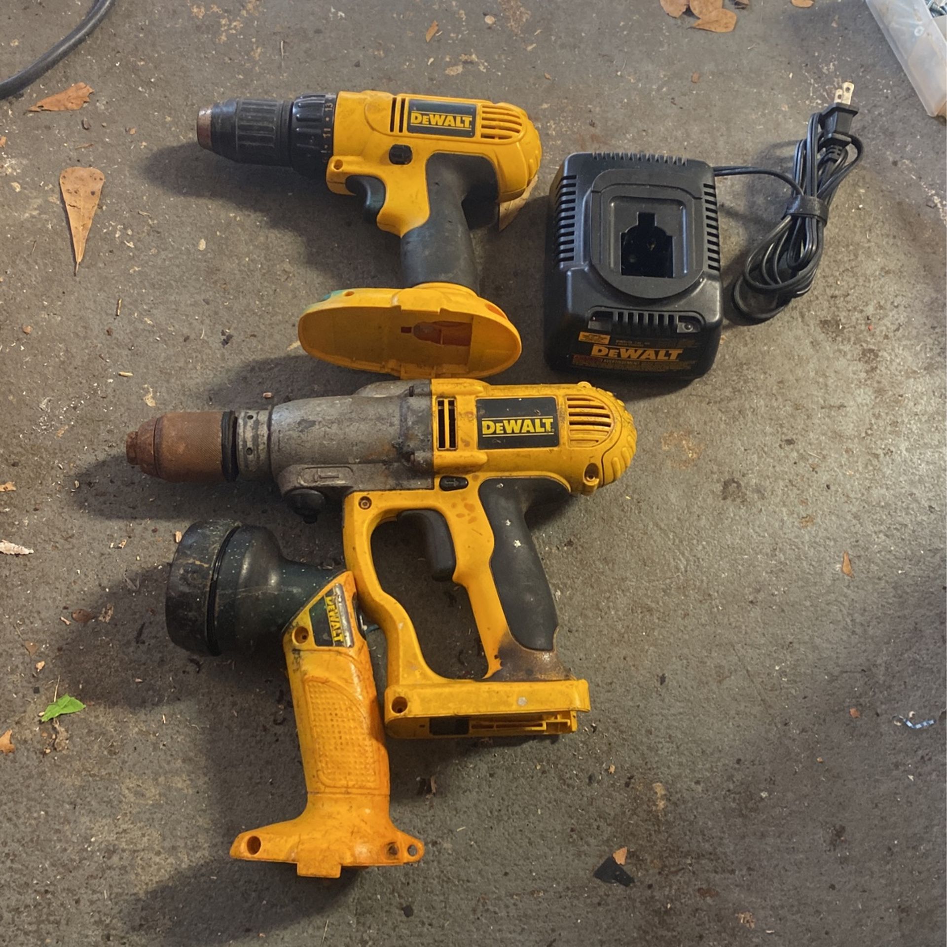 Dewalt Tools & Charger (No Battery)