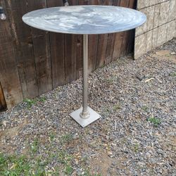 Bar Style Stainless Steel Table