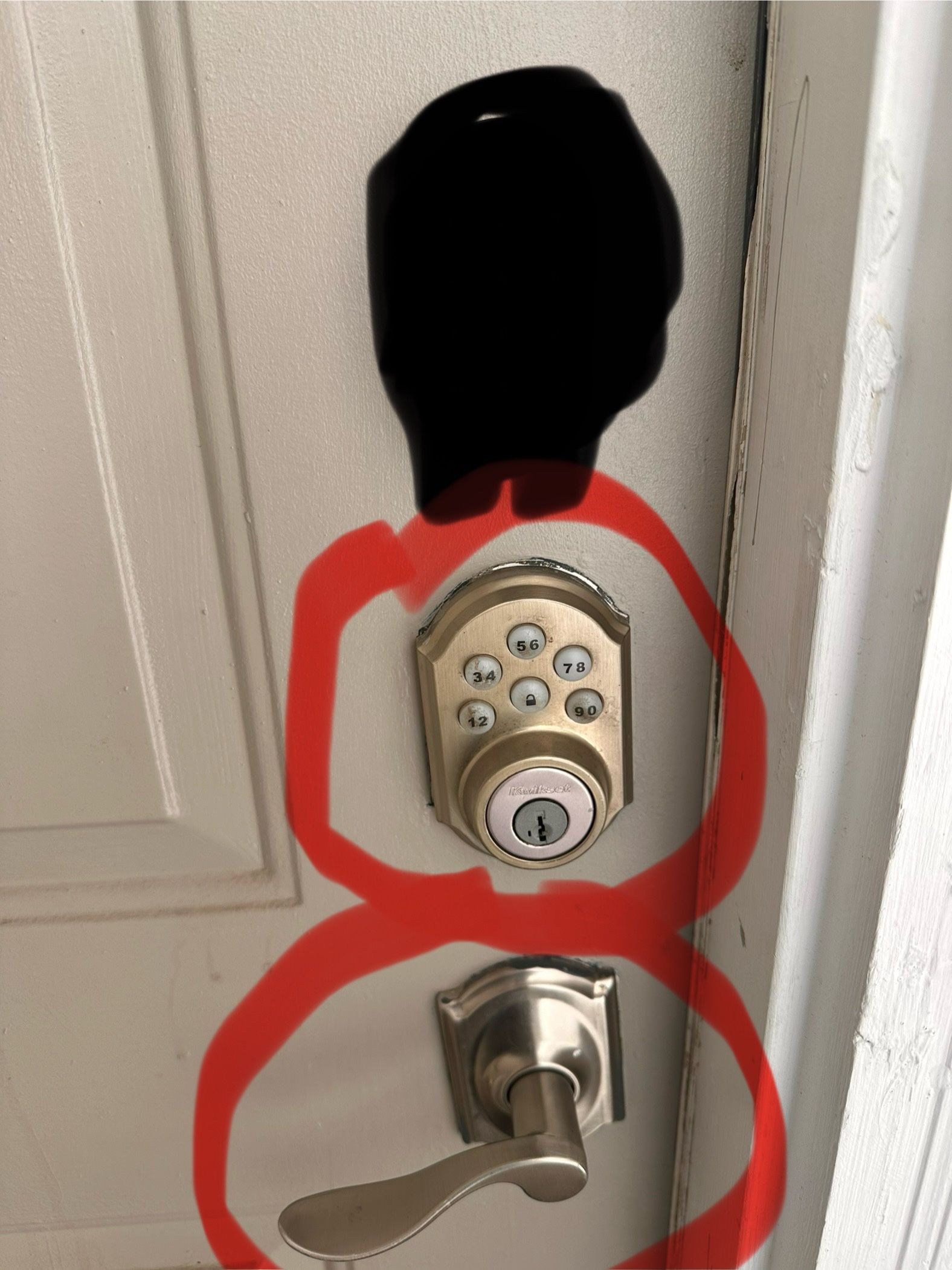Combo Door Lock And handle
