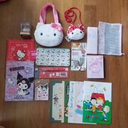 Hello Kitty & Others Notebooks Bags Pencil Case Figure More 