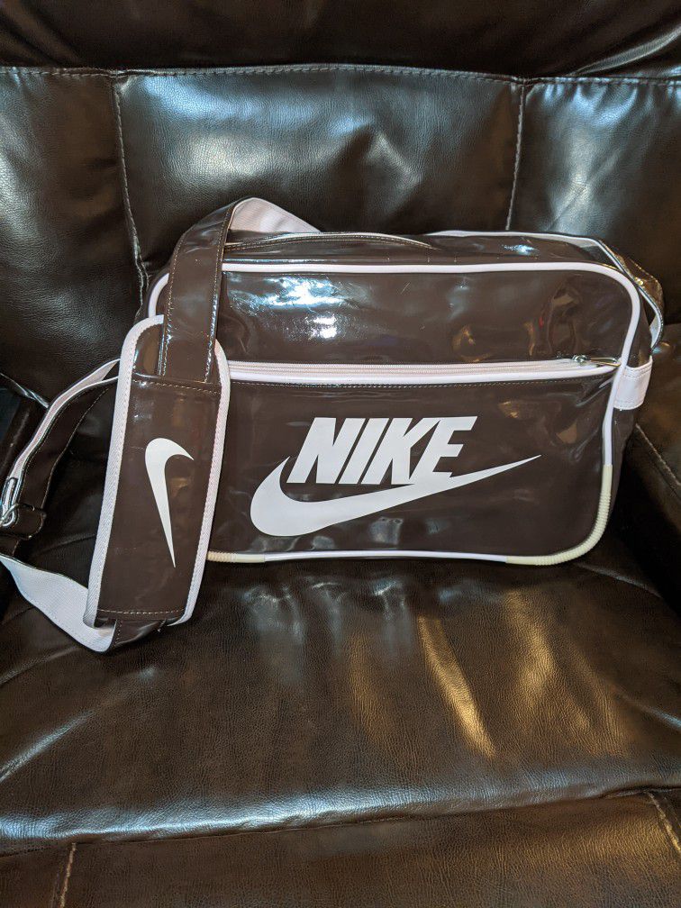 Nike Vintage Bag 90s brown & pink Gym Bag Crossbody Weekender BA9782 280