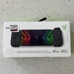 Razer Kishi V2 Mobile Gaming Controller for iPhone Ergonomic Black Lightning