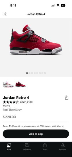 Jordan 4’S  size13