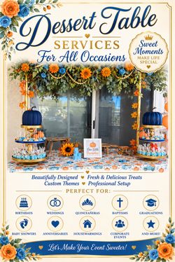 Dessert Table Decor