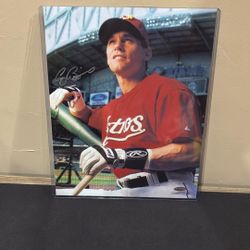Craig Biggio Signed 11x14 w COA 