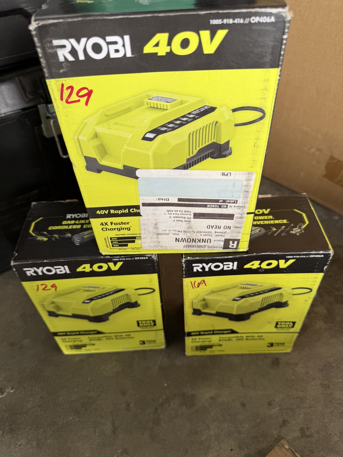 RYOBI 40V RAPID Charger 