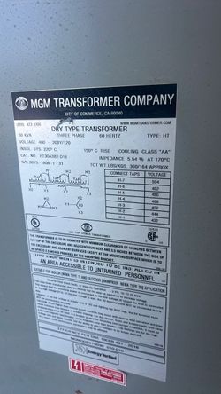 Transformer 30 kva