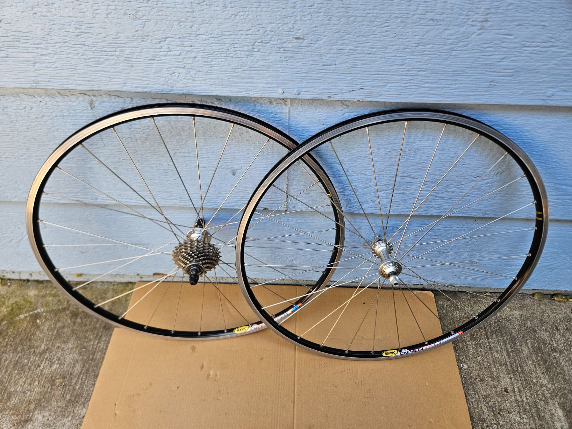 700c Mavic Open Pro Road Bike Wheelset 10 Speed
