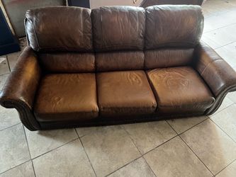 Leather sofa