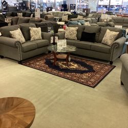 Agleno Sofa and Loveseat