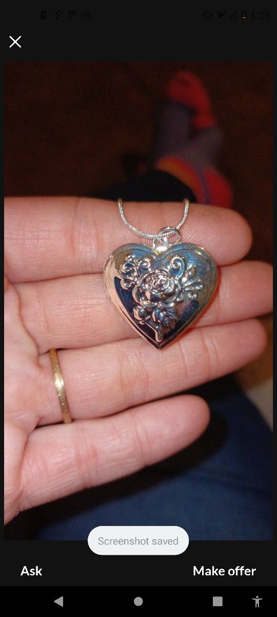 New Heart Locket Necklace 