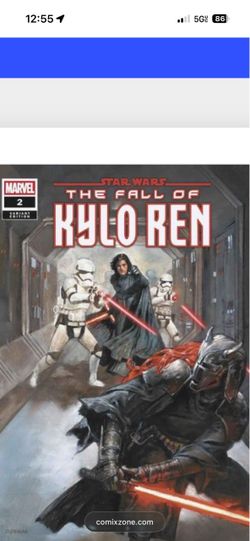 Star Wars The Fall Of Kylo Ren #2 1:25 Dave Dorman Variant