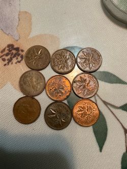 Canadian pennies