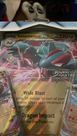 Jumbo Salamence Ex Journey Together Stamped Promo Card