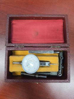 Interapid dial indicator .0005" resolution Switzerland Dial with case.
