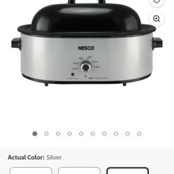 Nesco 18 QT Roaster Oven (Silver)