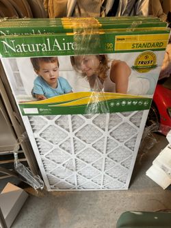 naturalaire air cleaning filter 90days standard 20x36x1