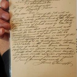 1912 Louis Kempff US Navy Admiral Letter Re: land (See Ad)