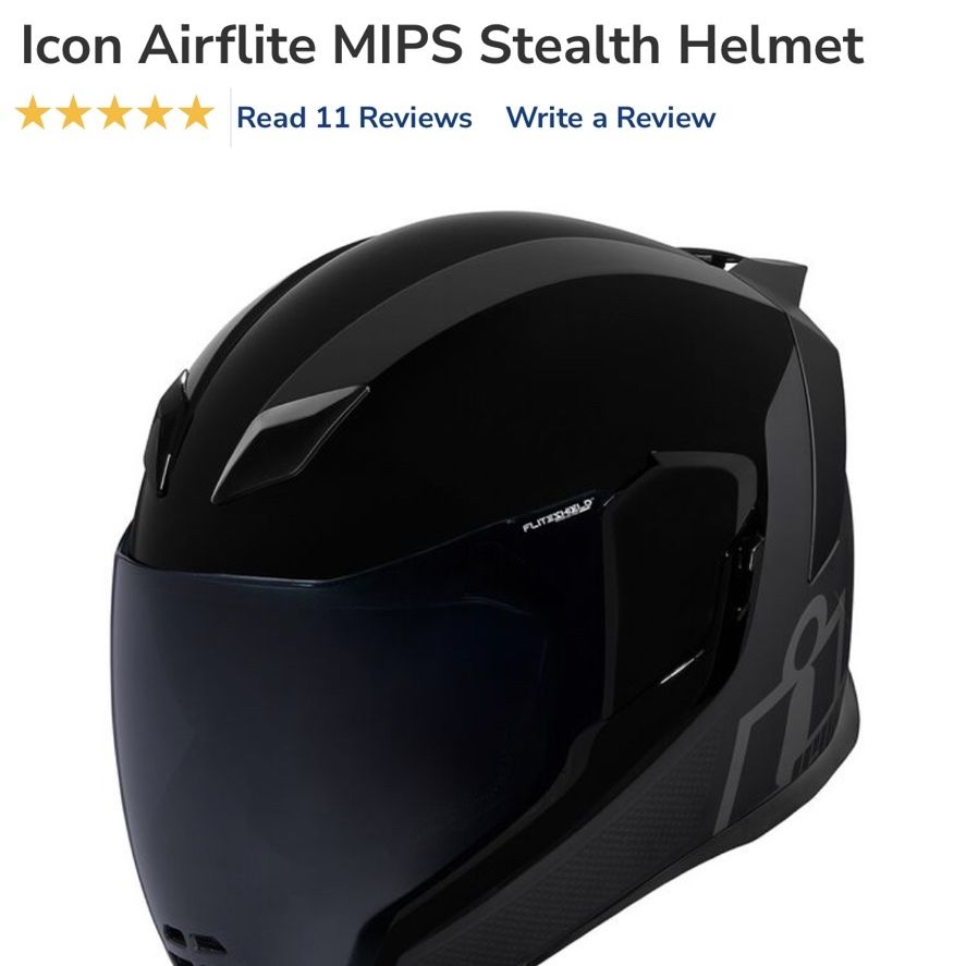 Icon Airflite MIPS Stealth Helmet for Sale in Visalia, CA - OfferUp