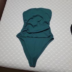 Strapless One Piece Bathing Suit- Small