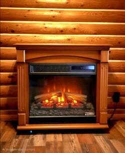 Comfort Glow Electric Quartz Fireplace, mobile heating appliance design Fireplac