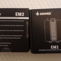 2 EM2 PORTABLE IN-AIR MONITOR'S  AMPLIFIER 
