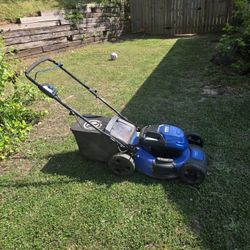 40v Kobalt Electric Mower+ Craftsman V20 20v Weed Eater And Blower - With Batteries & Kobalt Charger