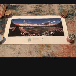 Florida Marlins Print - Inaugural Game April 5th, 1993  39x21  