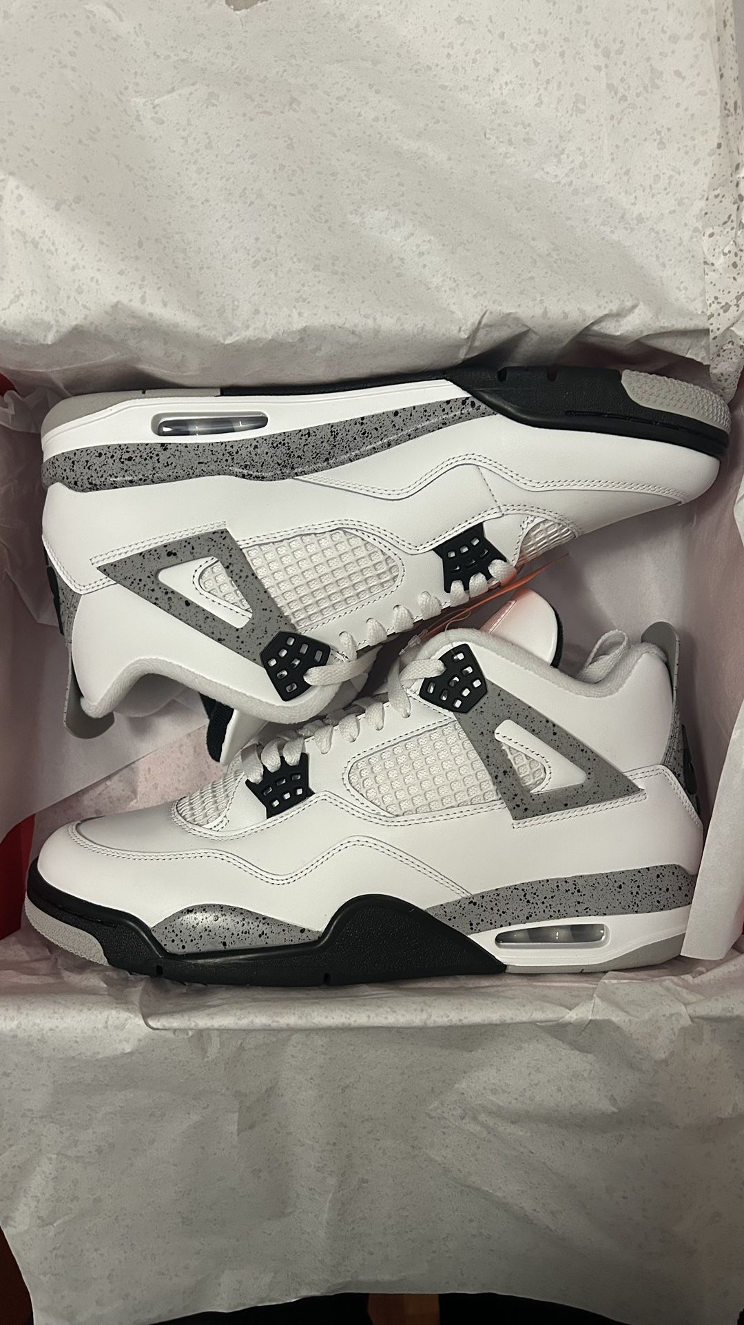 Jordan 4 White Cement 8, 9.5-13M