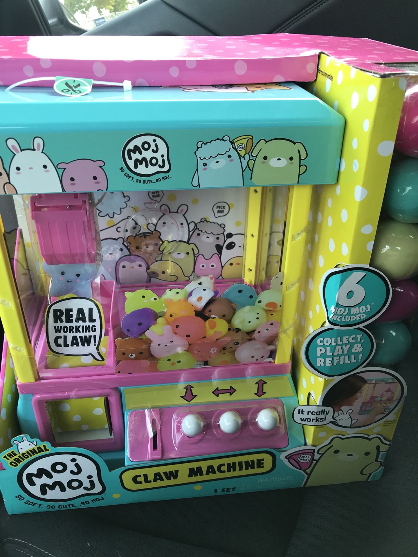 Moj moj squishy claw machine sale