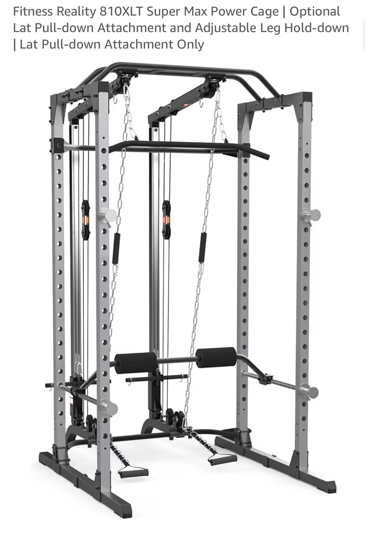 Fitness reality cage 