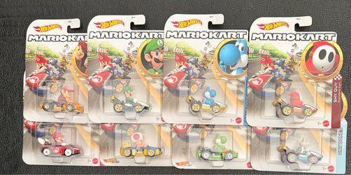 Mariokart Hot Wheels Collaboration Full Set