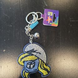 SDCC 2025 Exclusive Nickelodeon Smurfette Eddie Valentin Bag Charm